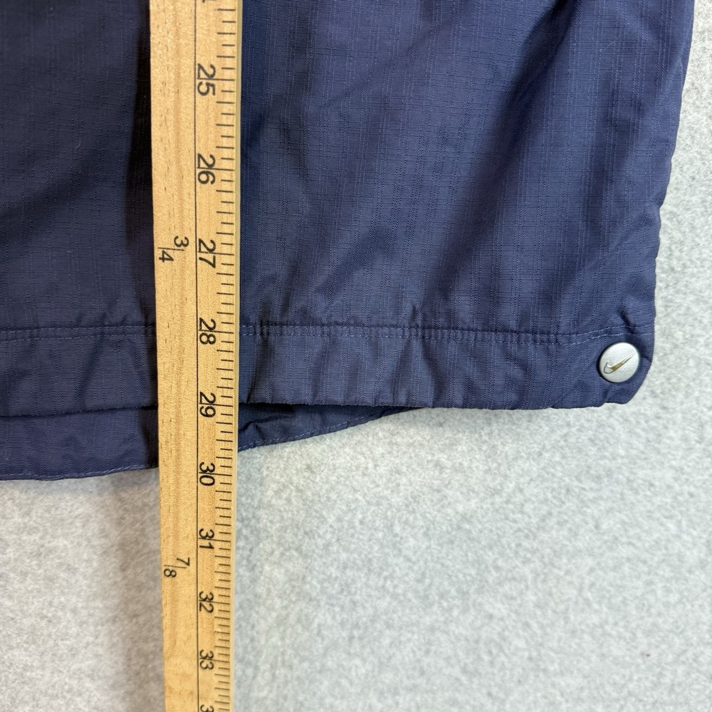 Vintage Nike Windbreaker Womens Large 12-14 Navy Yellow Pullover Quarter Zip - Picture 6 of 8